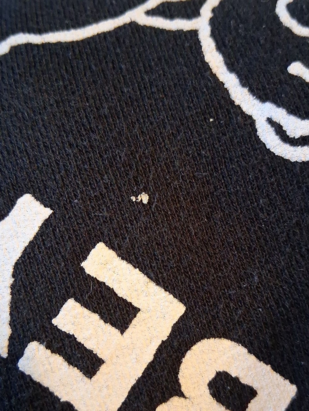 Obey Black Sweatshirt with White Flaws, Size Medium - Picture 6 of 7